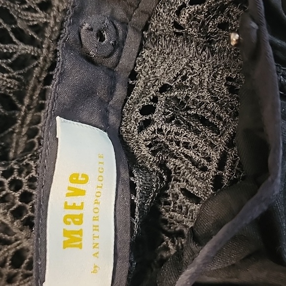 Maeve Wide-Leg Sheer Lace Trousers - Picture 13 of 15